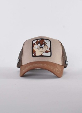 Czapka z daszkiem Capslab LOONEY TUNES TAZ brązowy Trucker