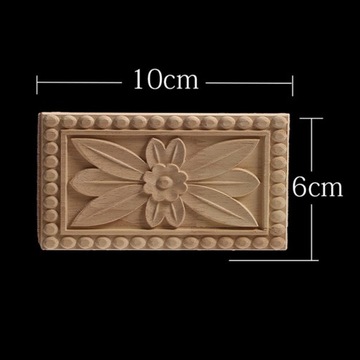 Изысканная резная аппликация из дерева