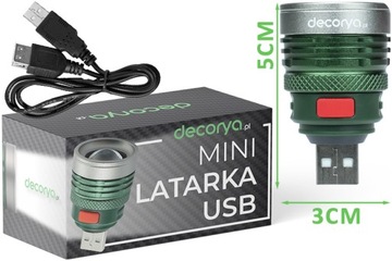 МАЛЕНЬКИЙ МОЩНЫЙ СВЕТОДИОДНЫЙ ФОНАРЬ USB ЗУМ С ДЛИННЫМ КАБЕЛЕМ ДЛЯ ГАРАЖНОЙ МАСТЕРСКОЙ