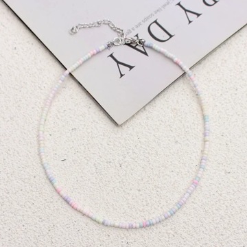 Simple Seed Beads Strand Choker Fashion Korean Collar Charm Colorful