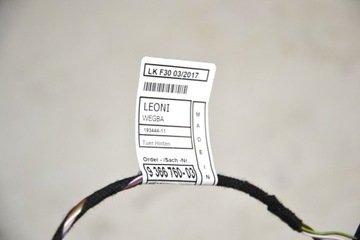 BMW 3 F30 F31 INSTALACE SVAZEK DVEŘE 9366760