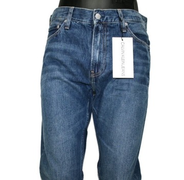 Calvin Klein 026 jeansy męskie -J30J307629- Slim oryginalne - W33/L32