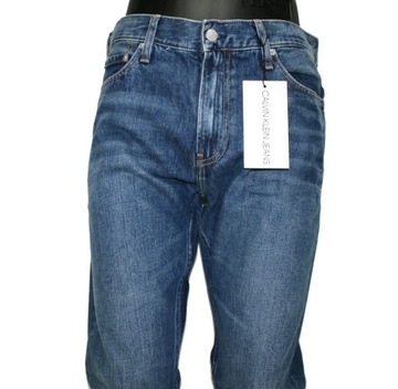 Calvin Klein 026 jeansy męskie -J30J307629- Slim oryginalne - W34/L32
