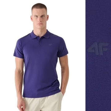 KOSZULKA MĘSKA POLO 4F T-SHIRT PODKOSZULEK BLUZKA SPORTOWA NA CO DZIEŃ
