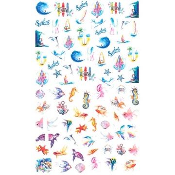 Naklejki samoprzylepne do paznokci F649