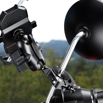 ДЕРЖАТЕЛЬ МОБИЛЬНОГО ТЕЛЕФОНА ПОДХОДИТ ДЛЯ МОТОЦИКЛОВ И ВЕЛОСИПЕДОВ