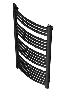 GRZEJNIK ŁAZIENKOWY CLASSIC-MID 1550x470CZARNY MAT