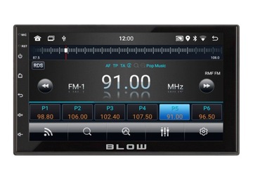 АВТОМОБИЛЬНОЕ РАДИО 2 DIN WiFi GPS ANDROID СИНИЙ