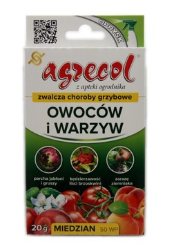 MIEDZIAN 50 WP choroby grzybowe 20g Agrecol
