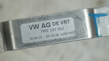 VW TOUAREG CAYENNE PŘÍVOD TRUBKA DPF 7P0131552