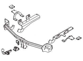 AUTOMATICKÝ ZAŘÍZENÍ(HÁK) TÁŽNÝ TOYOTA RAV4 IV 2012-18