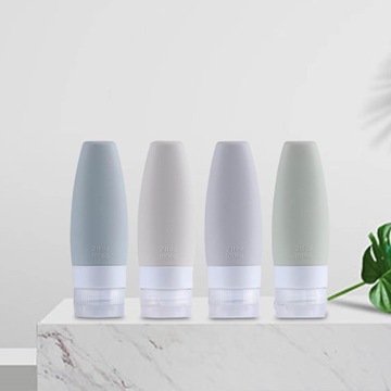 Силиконовые дорожные бутылки, набор контейнеров