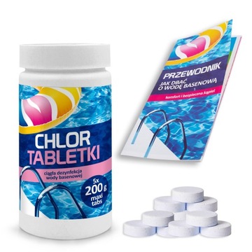 CHLOR MULTI TABLETKI DO BASENU CHEMIA BASENOWA 1KG