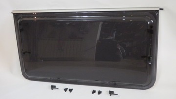 Okno szyba 1200x540 grafitowa Niewiadów