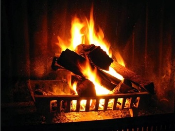 КАМИННАЯ РЕШЕТКА ЧУГУННАЯ ДЛЯ КАМИНА, ПЕЧИ, 63х36,5