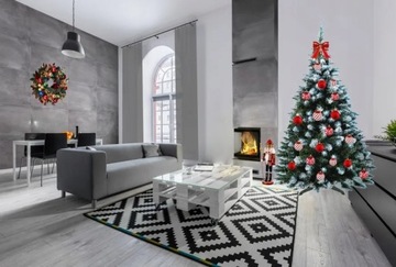 CHOINKA SZTUCZNA SOSNA DIAMENTOWA Zielona Gęsta Naturalna PREMIUM 180cm XXL