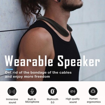 Новейший высококачественный шейный динамик Bluetooth 5.0
