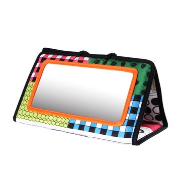 Crinkle Book Mirror Cloth High Contrast Baby Toy
