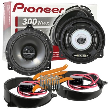 KOMPLET PIONEER GŁOŚNIKI DWUDROŻNE MERCEDES CLK C208 A208 PRZÓD DYSTANSE