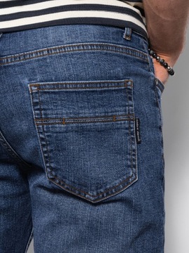 Spodnie męskie jeansowe ciemnoniebie. V4 P0102 XL