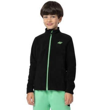 BLUZA DZIECIĘCA 4F CHŁOPIĘCA POLAROWA DRESOWA