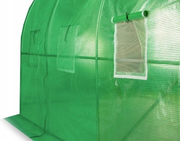TUNEL FOLIOWY SZKLARNIA 18m² 3x6m zielony FOLIAK FOLIA OGRODOWY