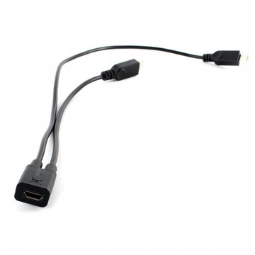 Разветвитель Micro USB «мама-папа» 1 на 2