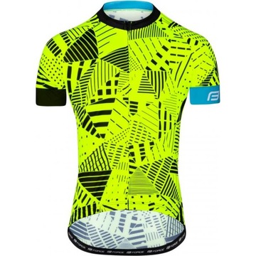 Force Koszulka Shard męska krótka żółta fluo XL