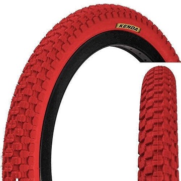 KENDA OPONA ROWEROWA 20x2,125 K905 CZERWONA 54-406 DO BMX