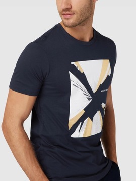T-shirt ARMANI EXCHANGE granatowy z logo męski XL