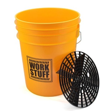 WORK STUFF Detailing Bucket Yellow - WASH + Separator