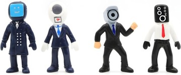 НАБОР ФИГУРОК ДЛЯ ТУАЛЕТА SKIBIDI ИЗ 12 ШТ.