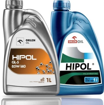 OLEJ PRZEKŁADNIOWY DO SKRZYNI Orlen HIPOL 85w140 GL-5 1L