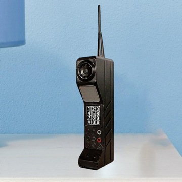 Vintage telefon, model telefonu ular, stara czerń