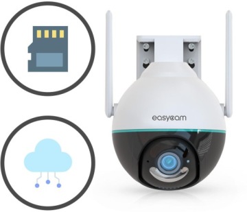 Поворотная наружная IP-камера EasyCam с Wi-Fi и Tuya, 4 Мп, 4-кратный зум, EC-4PT4L