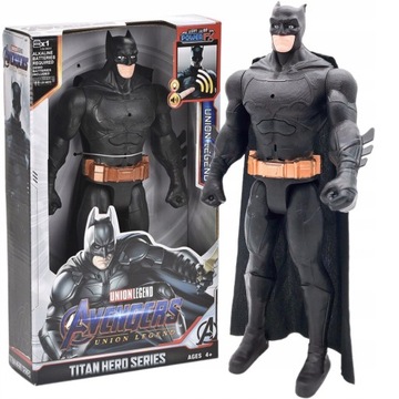 DUŻA Figurka BATMAN AVENGERS 30cm DŹWIĘK LED