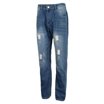 Ripped Straight Jeans Authentics Męskie spodnie 36