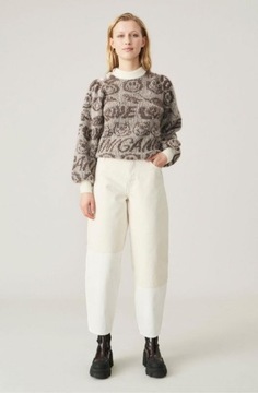 GANNI sweter moherowy 40 L