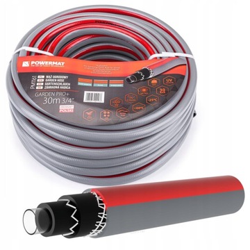 Укрепленный садовый шланг с 6-х слоем 30BAR 3/4 '' 30 м для польского продукта для воды