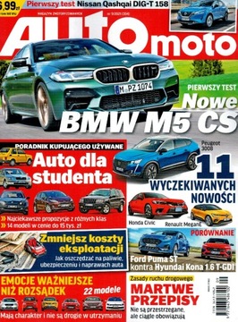 Auto moto BMW M5 CS 9/2021