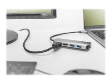 Док-станция USB Type C 8 портов для двух мониторов