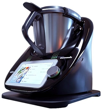 ELODII ДОСКА, ПОДСТАВКА, THERMOMIX THERMOMIX TM5 TM6 ЧЕРНЫЙ a3
