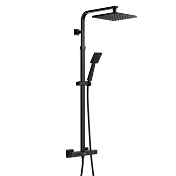 BATERIA PRYSZNICOWY DESZCZOWNICA TERMOSTAT, REGULOWANA WYSOKOŚĆ 85-112CM