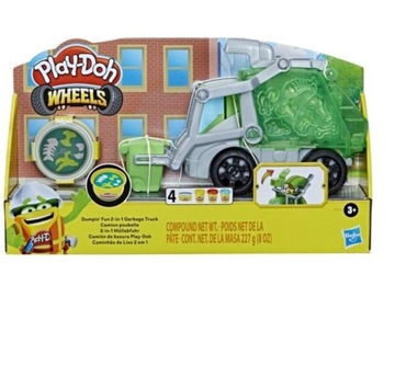 PLAY DOH CIASTOLINA ZESTAW ŚMIECIARKA CIĘŻARÓWKA 2W1 F5173 AKCESORIA
