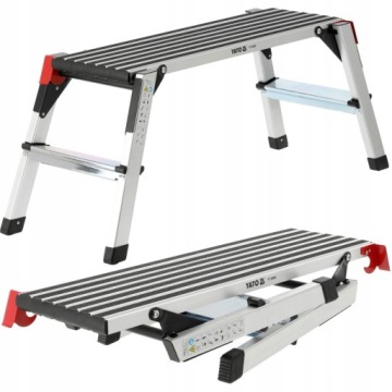 YATO PODEST ROBOCZY SKŁADANY POMOST MONTAŻOWY ALUMINIOWY 150KG YT-30600