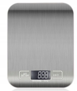WAGA KUCHENNA 5KG/1GR STAL NIERDZEWNA WODOODPORNA