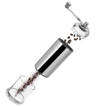 БЕЗОПАСНАЯ СТАЛЬНАЯ РУЧНАЯ КОФЕМОЛКА