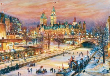 RAVENSBURGER Puzzle Zimowy festiwal w Ottawie 1000 elementów