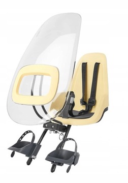 Fotelik rowerowy Go mini 9-15kg PRZÓD+OSŁONA+KASK