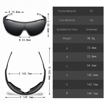 Велосипедные очки POC BLADE HD, 4 предмета